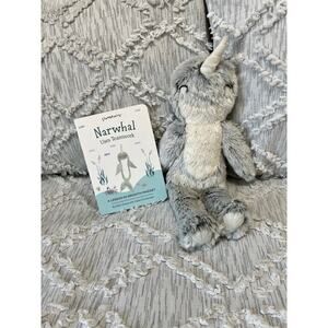 Slumberkins Narwhal Stuffed Animal Plush Security Lovey and Book